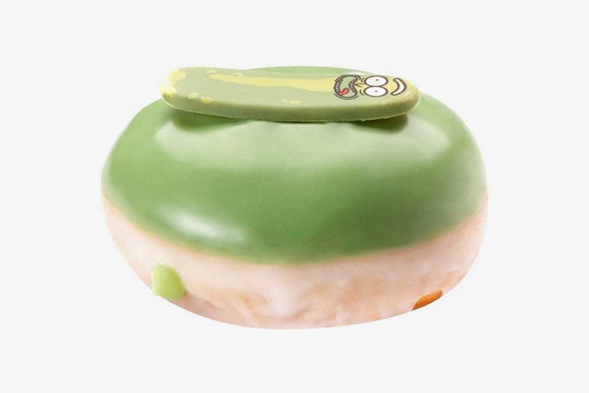 Rick and Morty's Pickle Rick Krispy Kreme donut