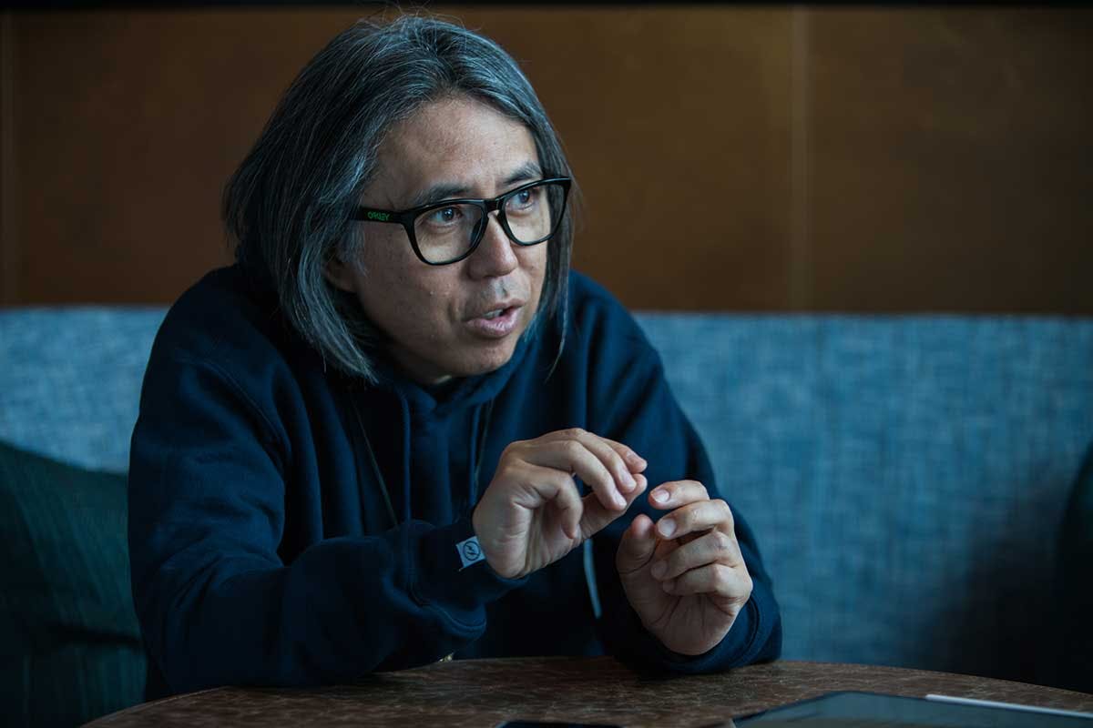 Hiroshi Fujiwara talking