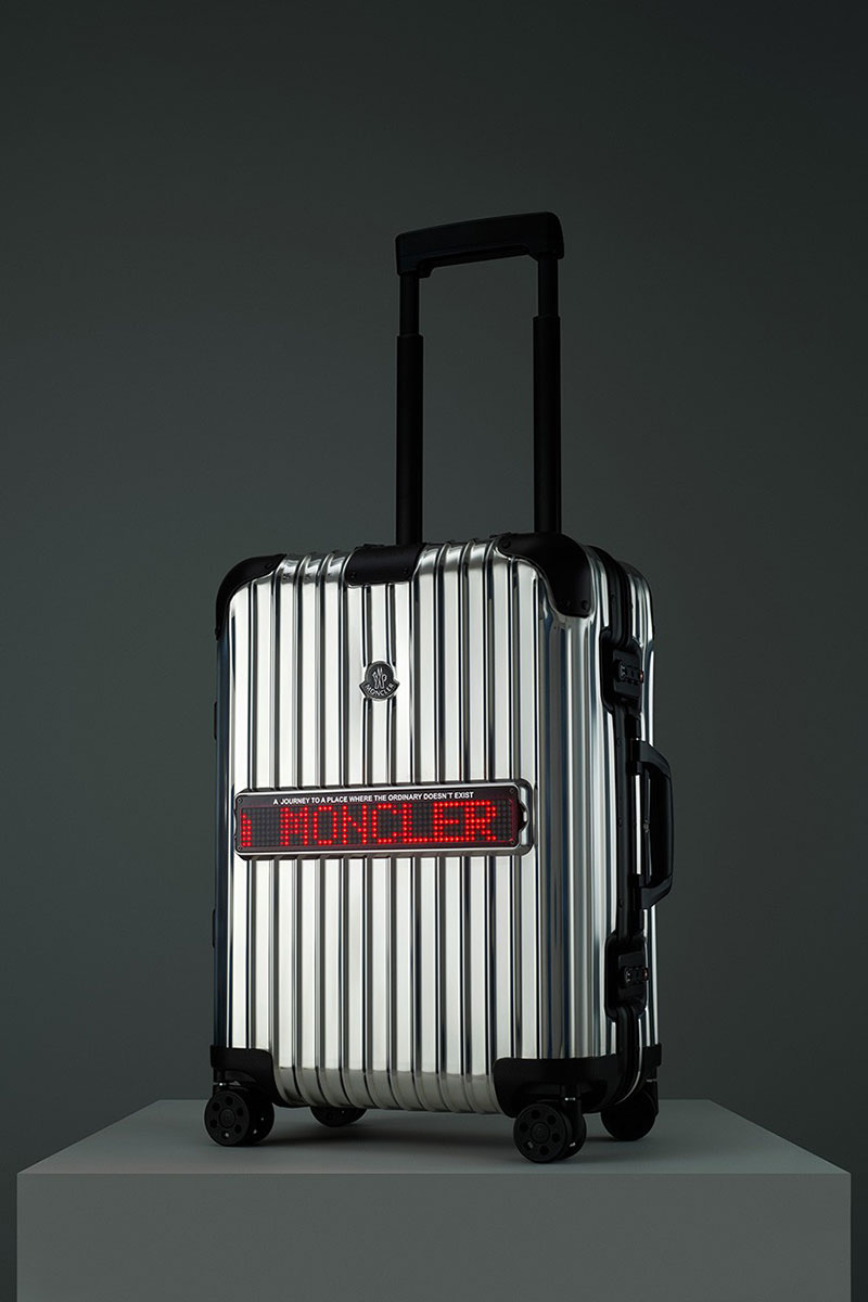Moncler x RIMOWA "Reflection" luggage