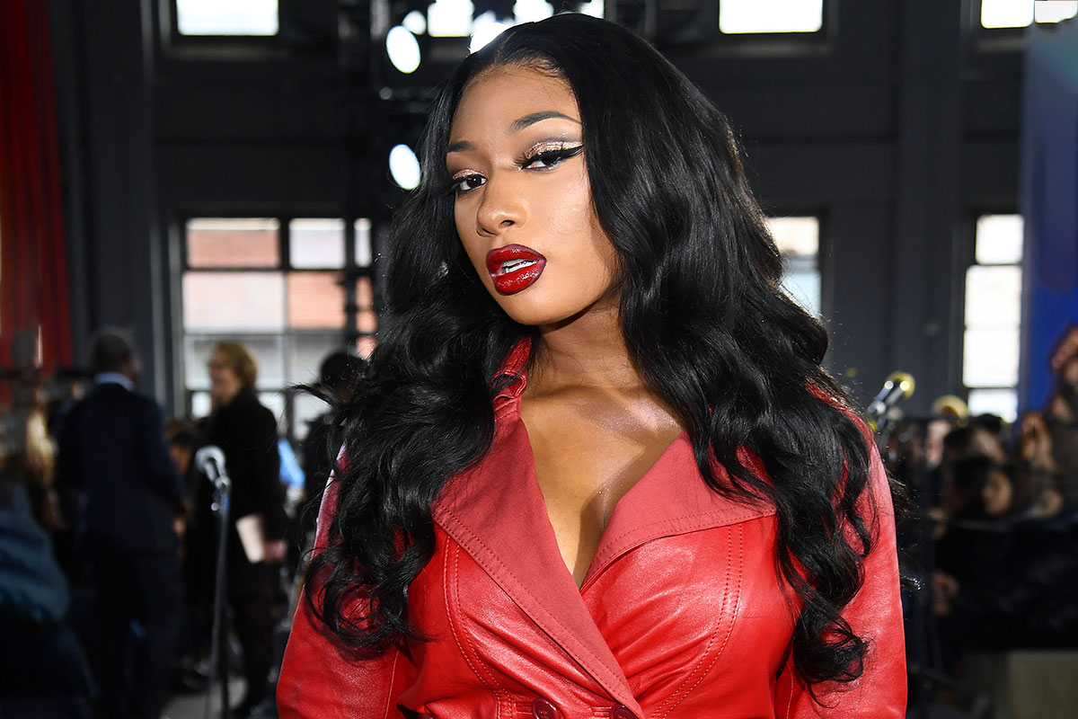 Megan Thee Stallion attends the Coach 1941 fashion show