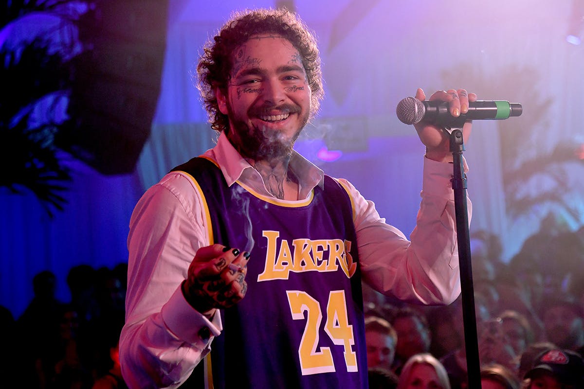 Post Malone Kobe Bryant Lakers Jersey
