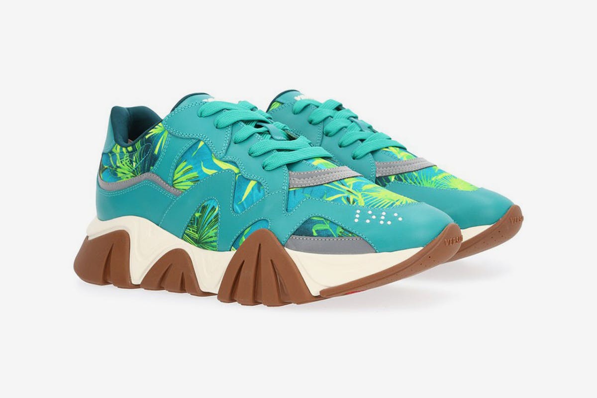 Versace Squalo Jungle Print Sneaker