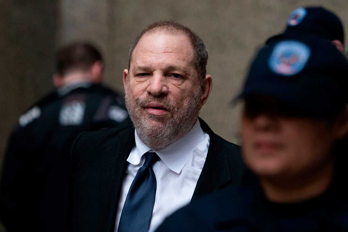 Harvey Weinstein leaves the State Supreme Court