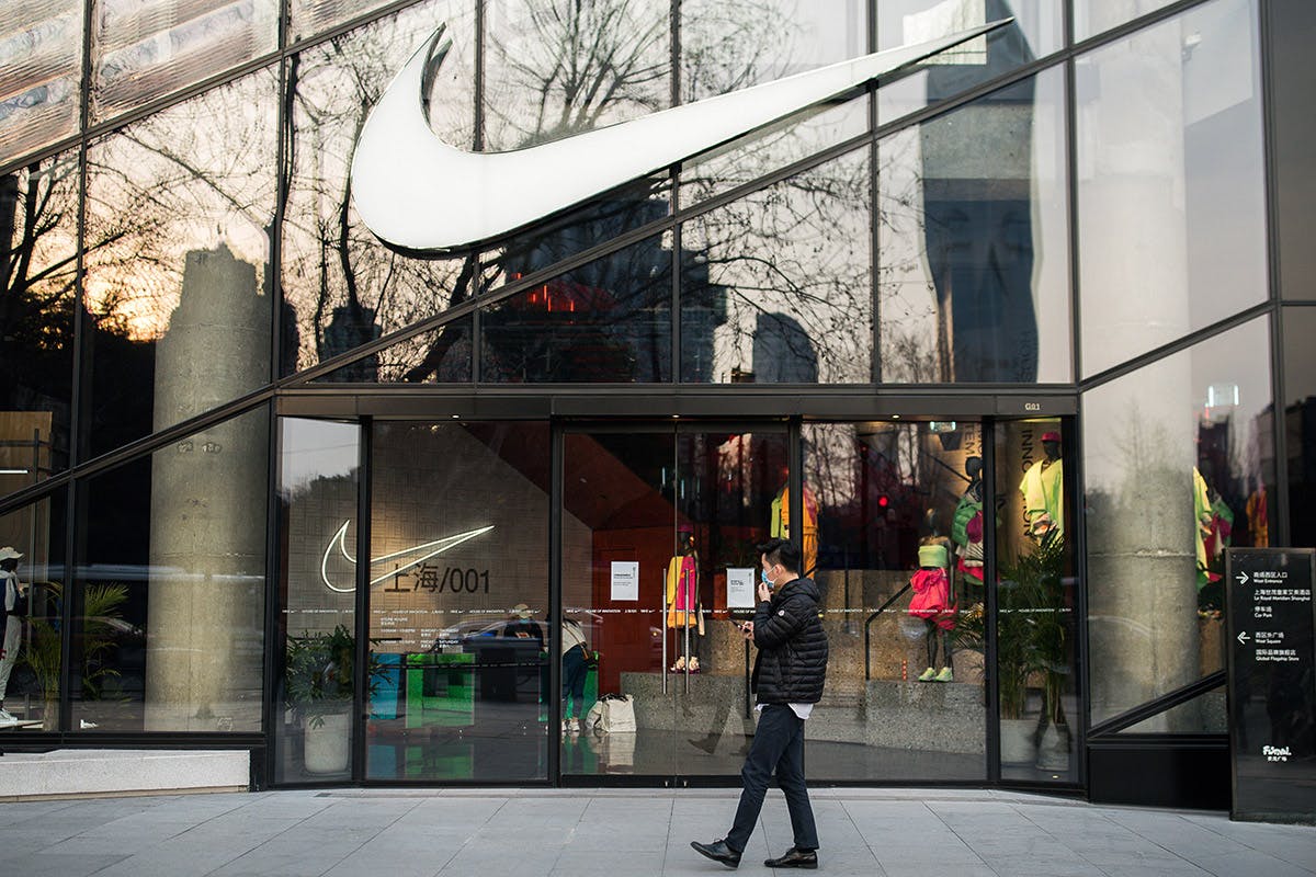 Nike storefront
