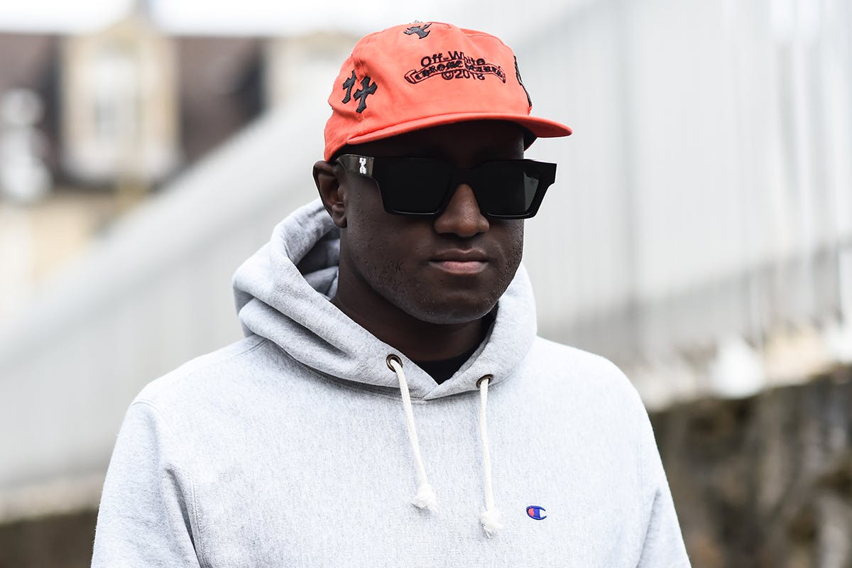 Virgil Abloh Off-White hat sunglasses hoodie