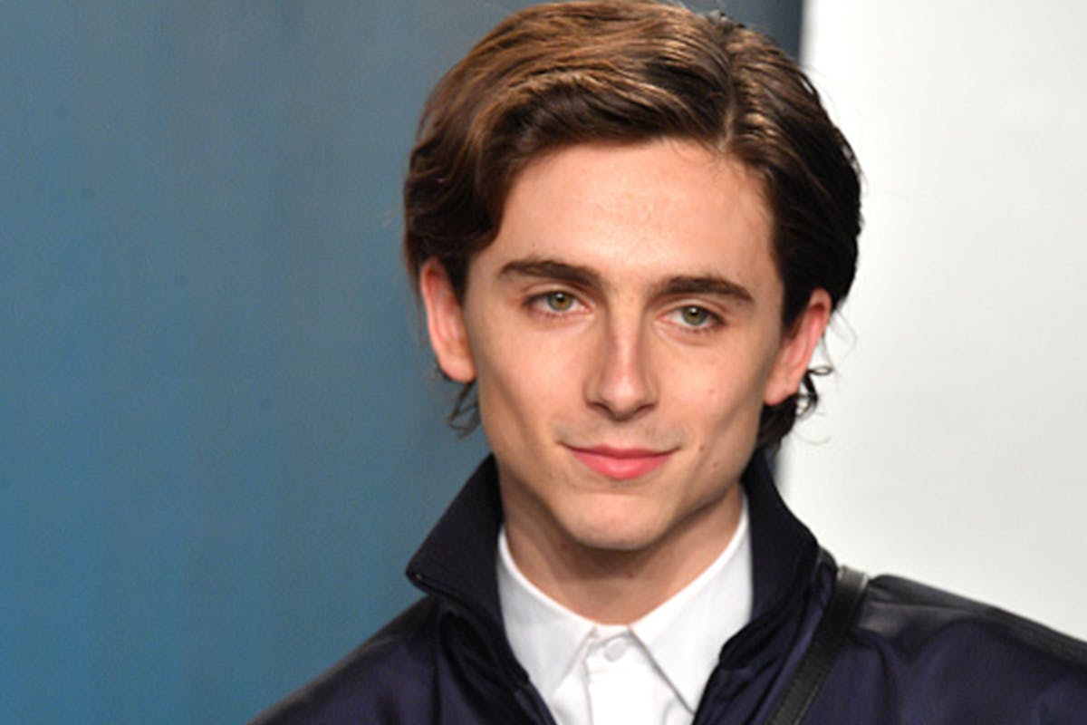 Timothee Chalamet attends the 2020 Vanity Fair Oscar party