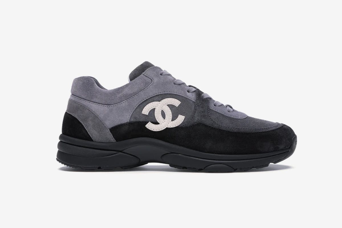 Chanel Low Top Trainer CC Triple Black Leather Men's - G26582 - US