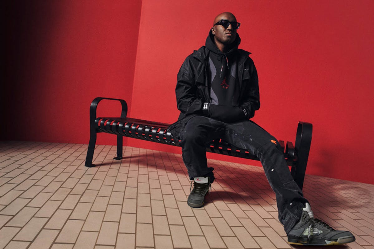 Virgil Abloh red background