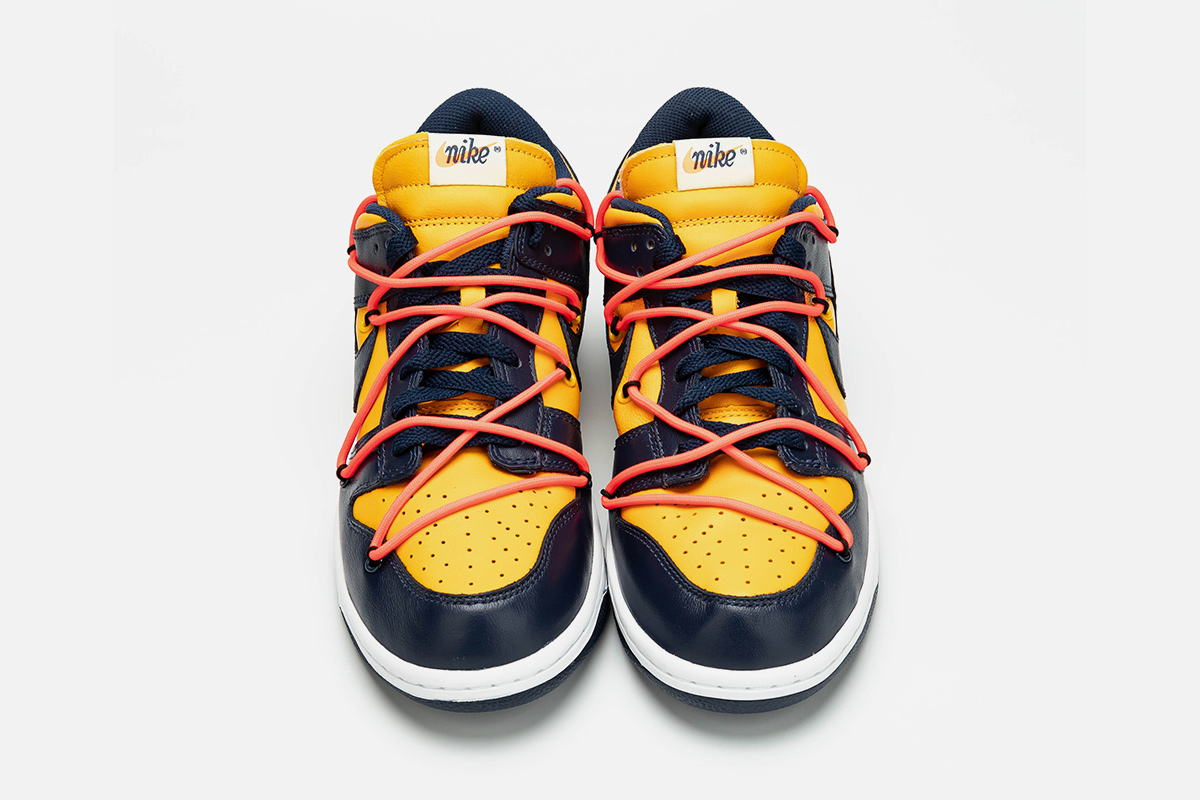 off white nike dunk low navy yellow release date price OFF-WHITE c/o Virgil Abloh nike x off-white