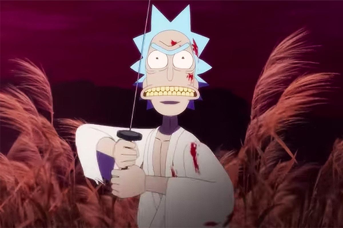 rick and morty short anime
