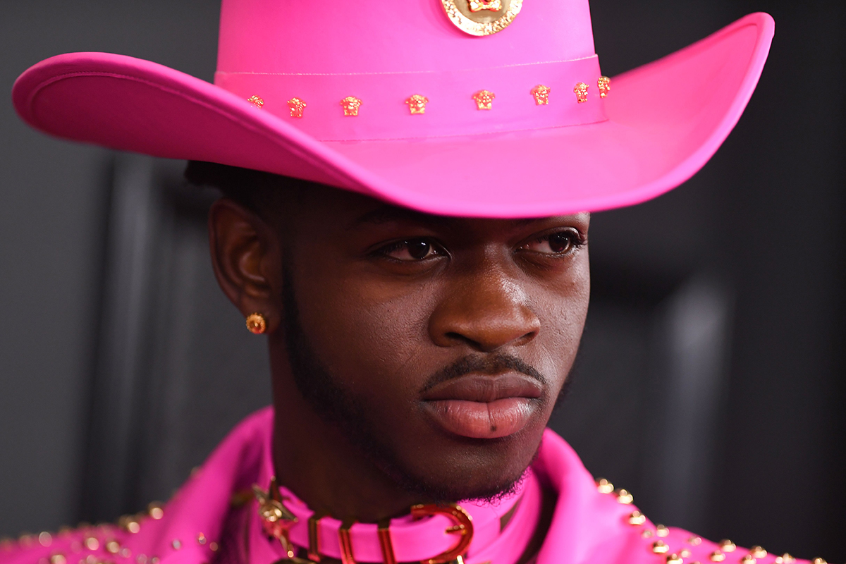 Lil Nas X pink hat