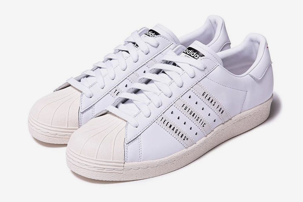 adidas gazelle silver green womens adidas Consortium x Human Made Superstar 80s main image 1
