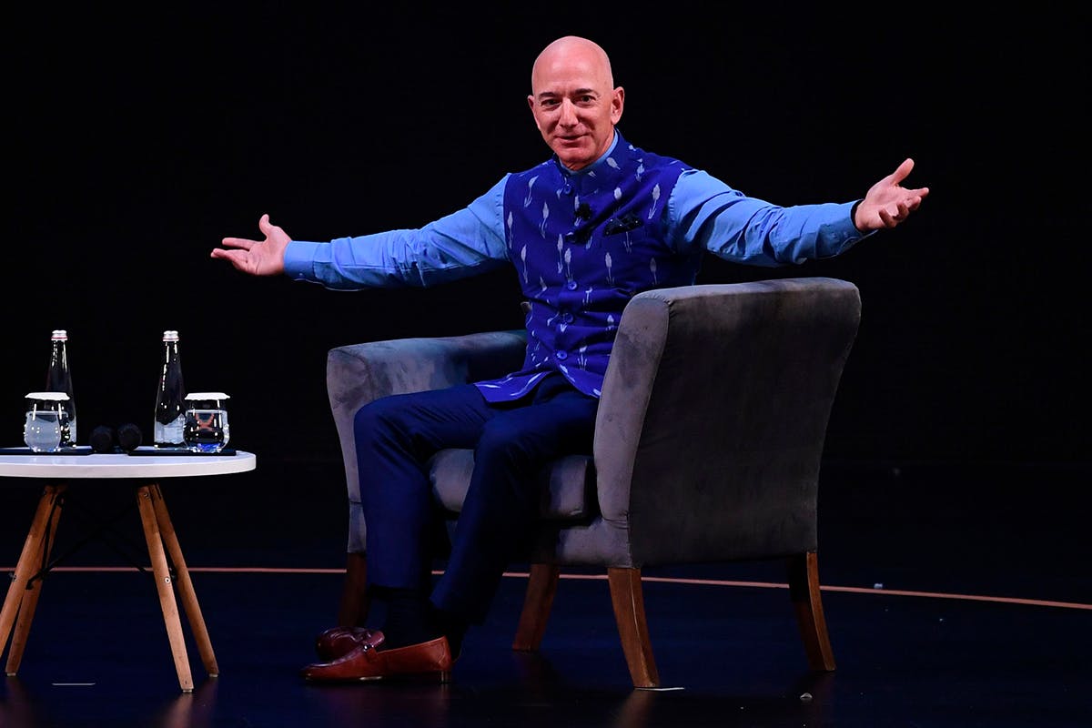 Jeff Bezos speaking