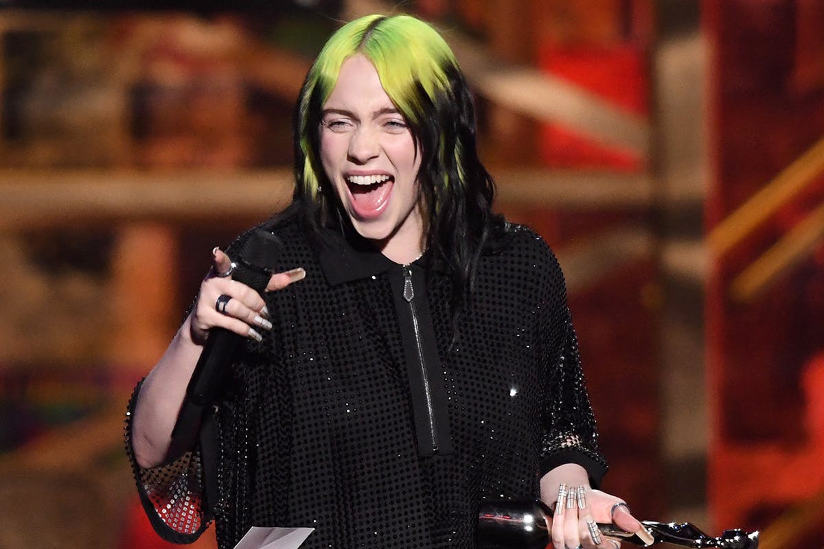 Billie Eilish wins the International Female Solo Artist award