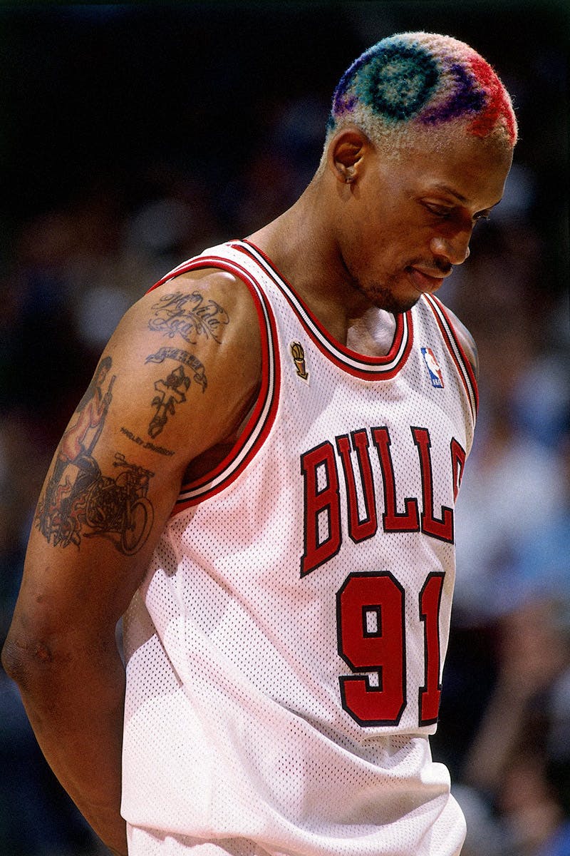 Dennis Rodman's Extremely Weird Fashion Moments in the '90s