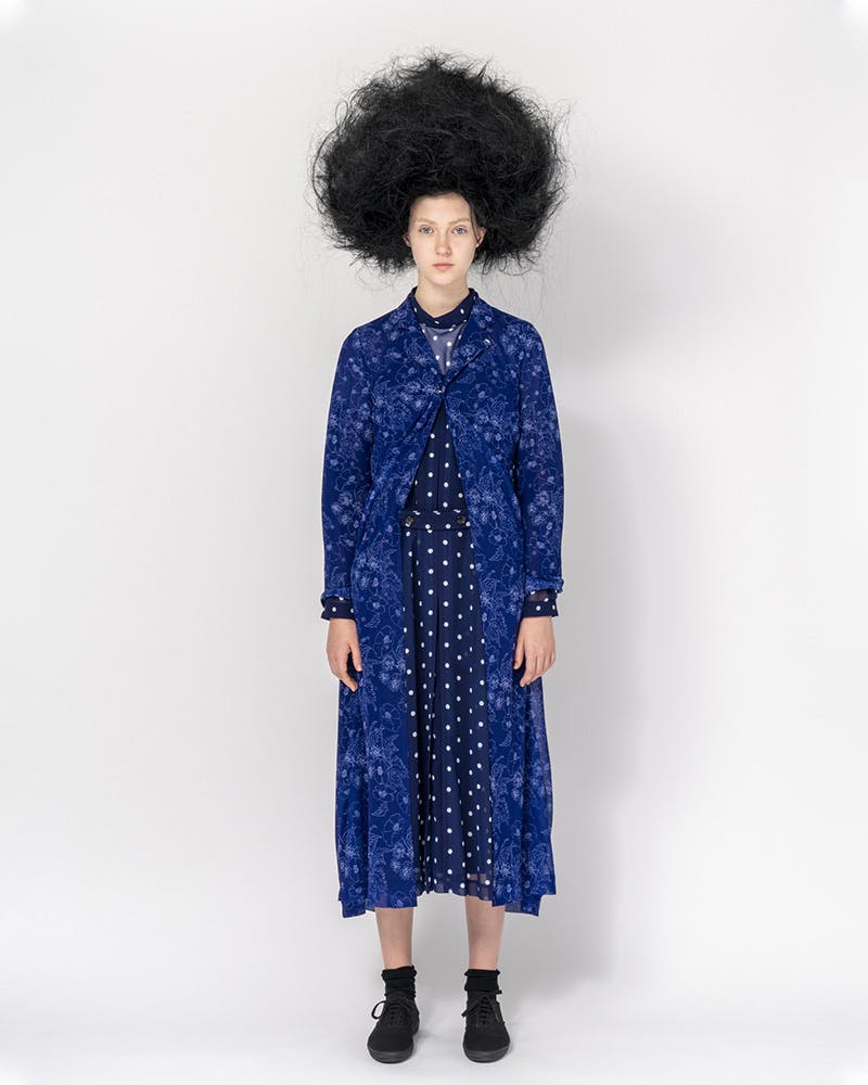 Commes De Garcons Dress on a model