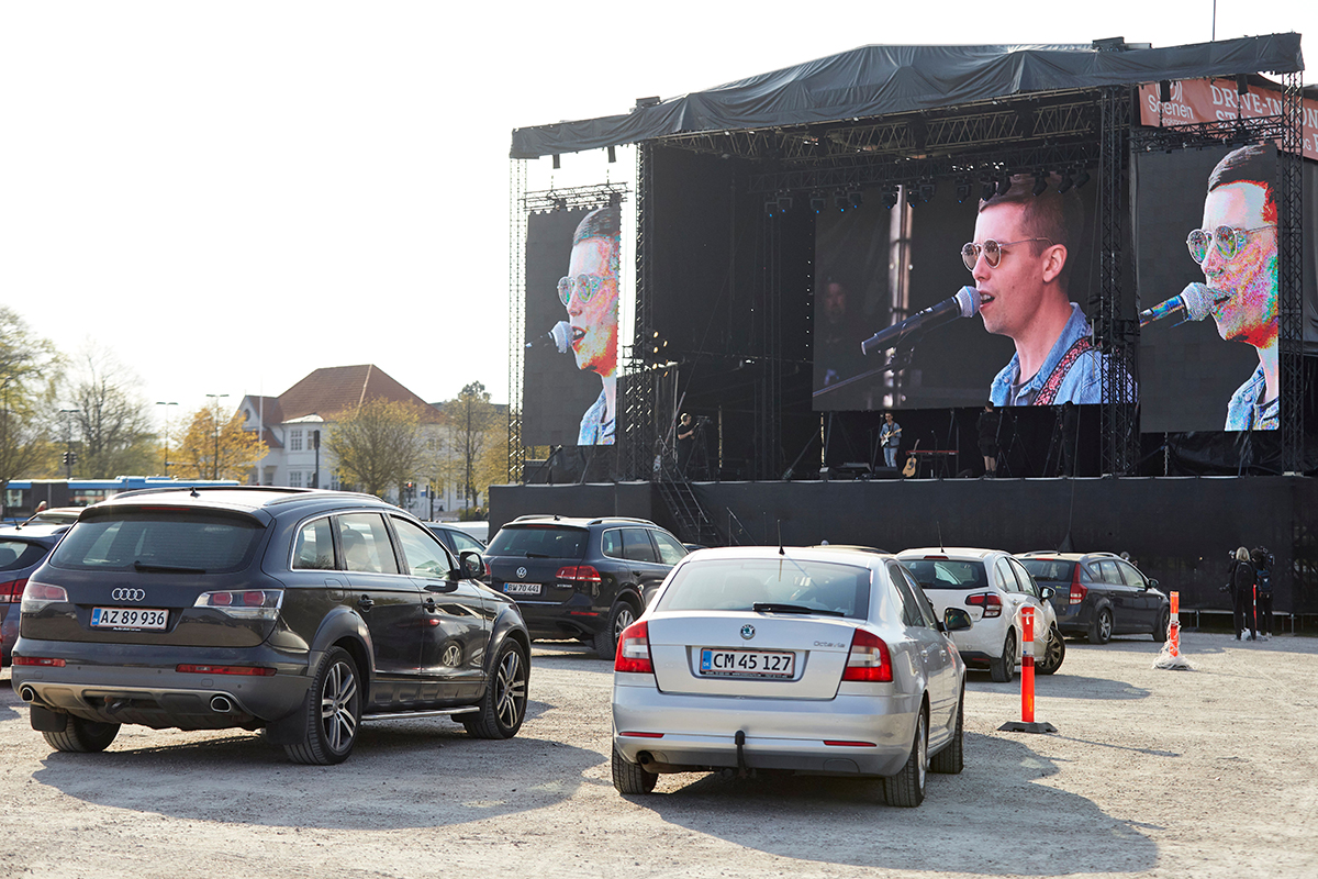 Drive-in concert Denmark