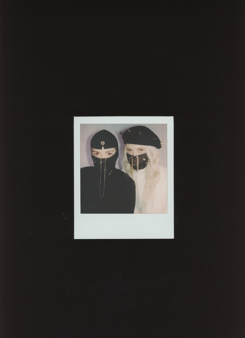 CHLOE AND CHENELL polaroid photograph