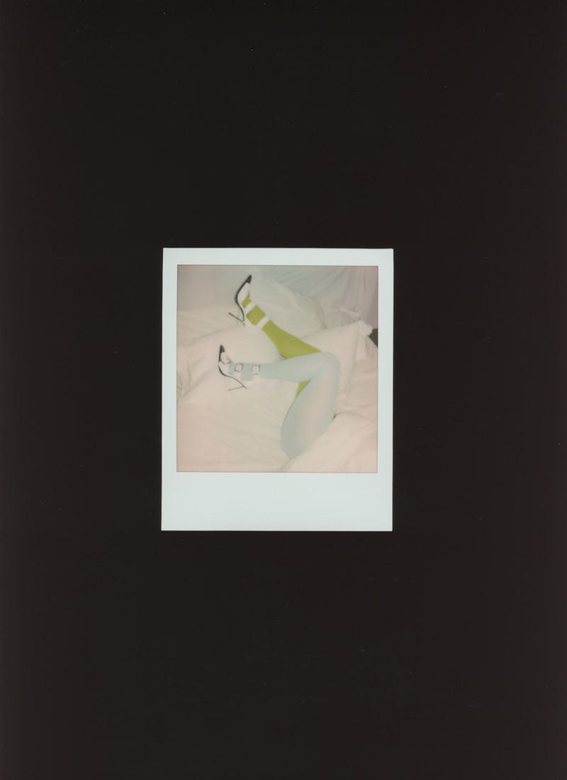 CHLOE AND CHENELL polaroid photograph
