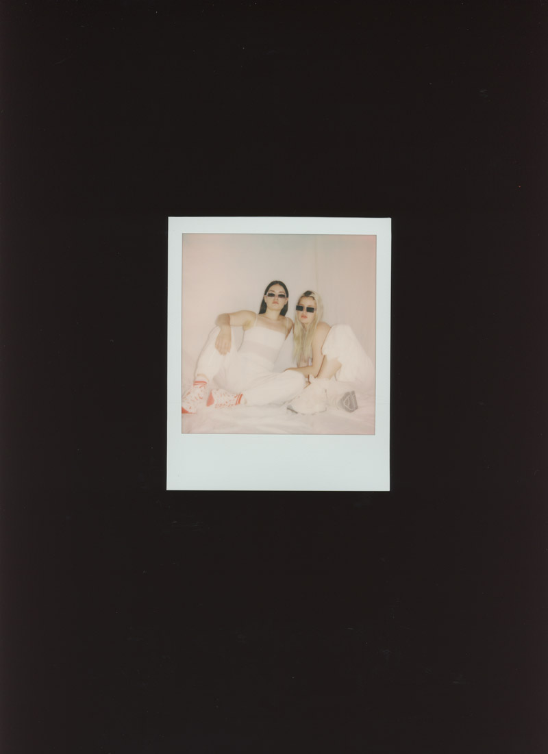 CHLOE AND CHENELL polaroid photograph