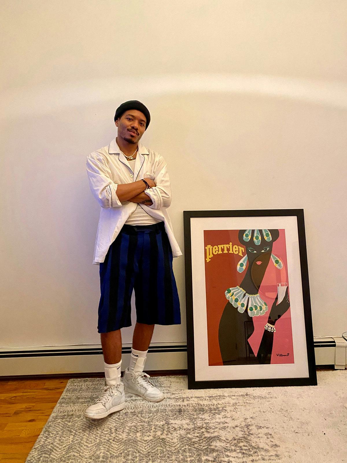 Corey Stokes poses for a photograph