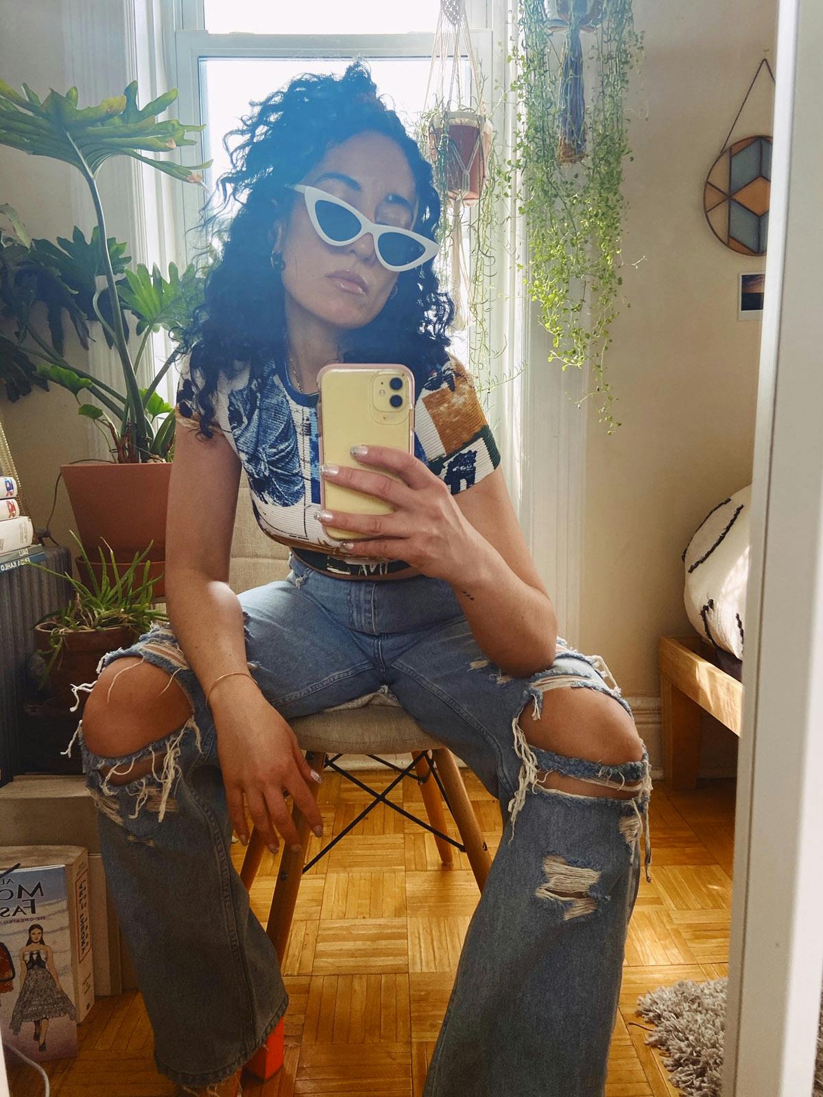 Shabdiece Esfahani poses for a photograph