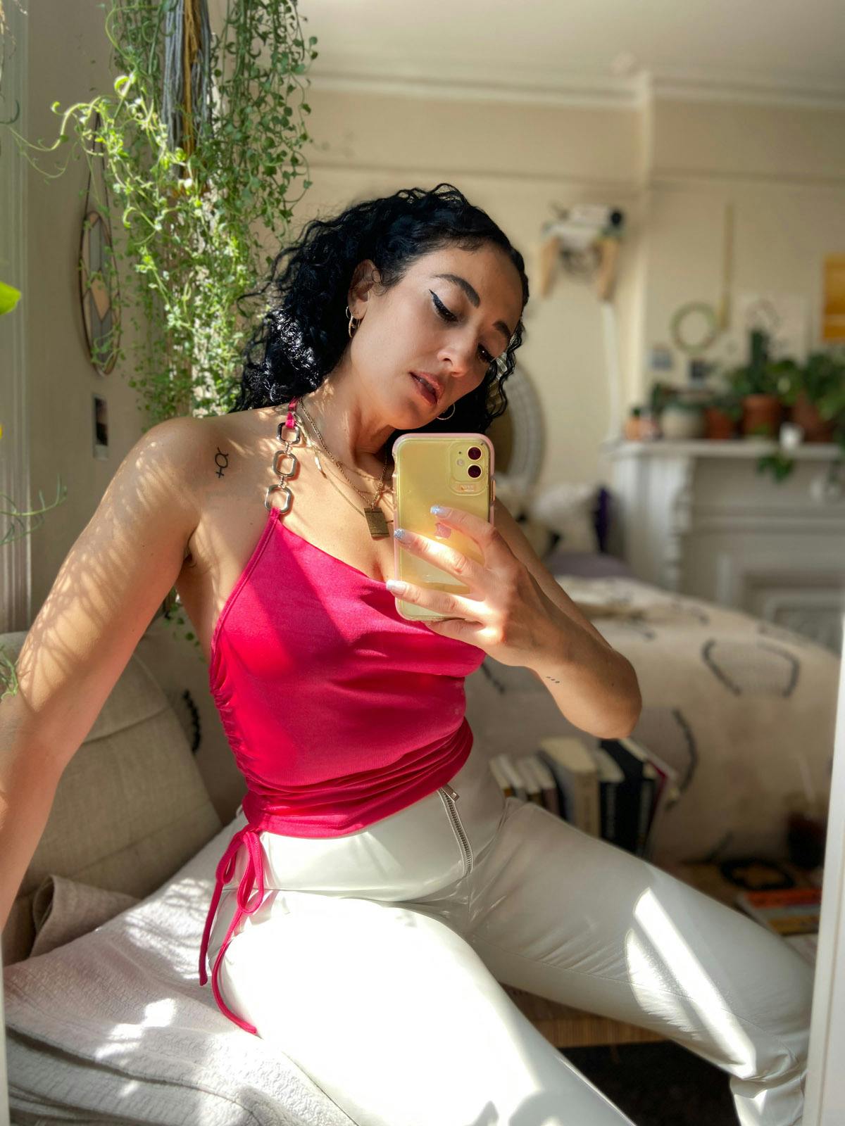Shabdiece Esfahani poses for a photograph