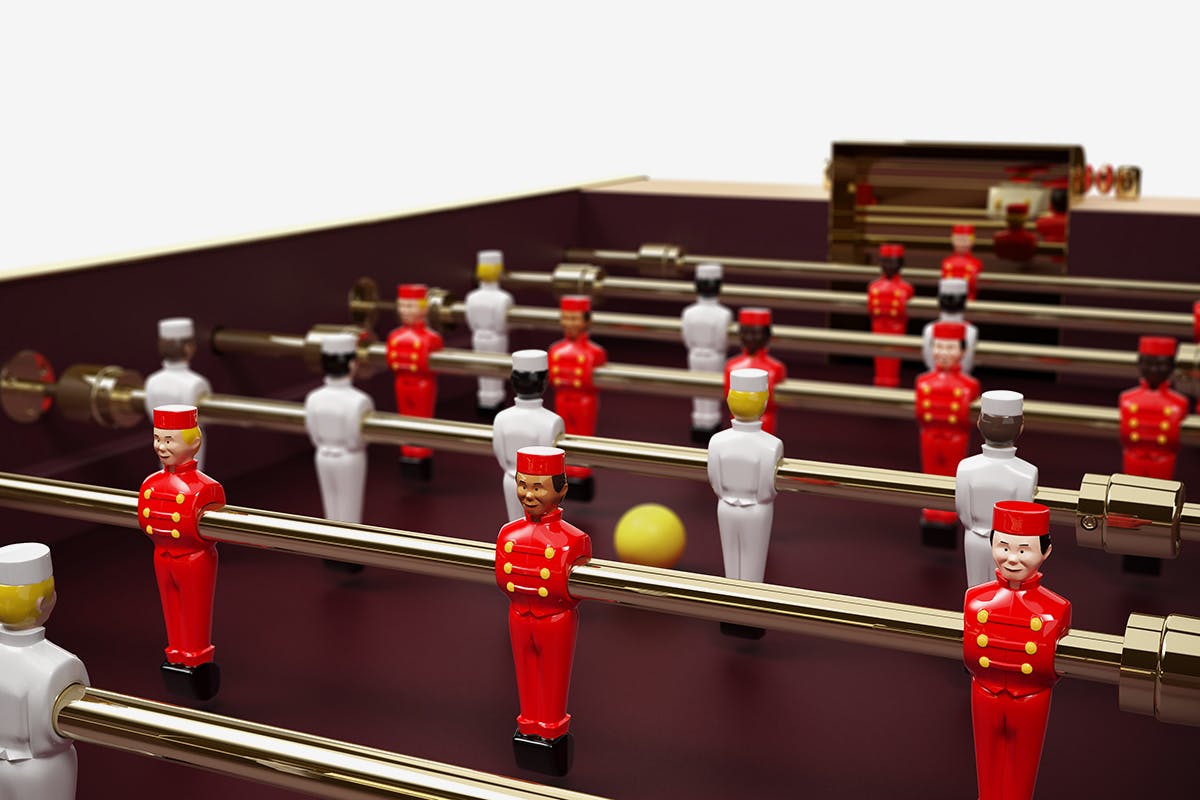 Louis Vuitton foosball table