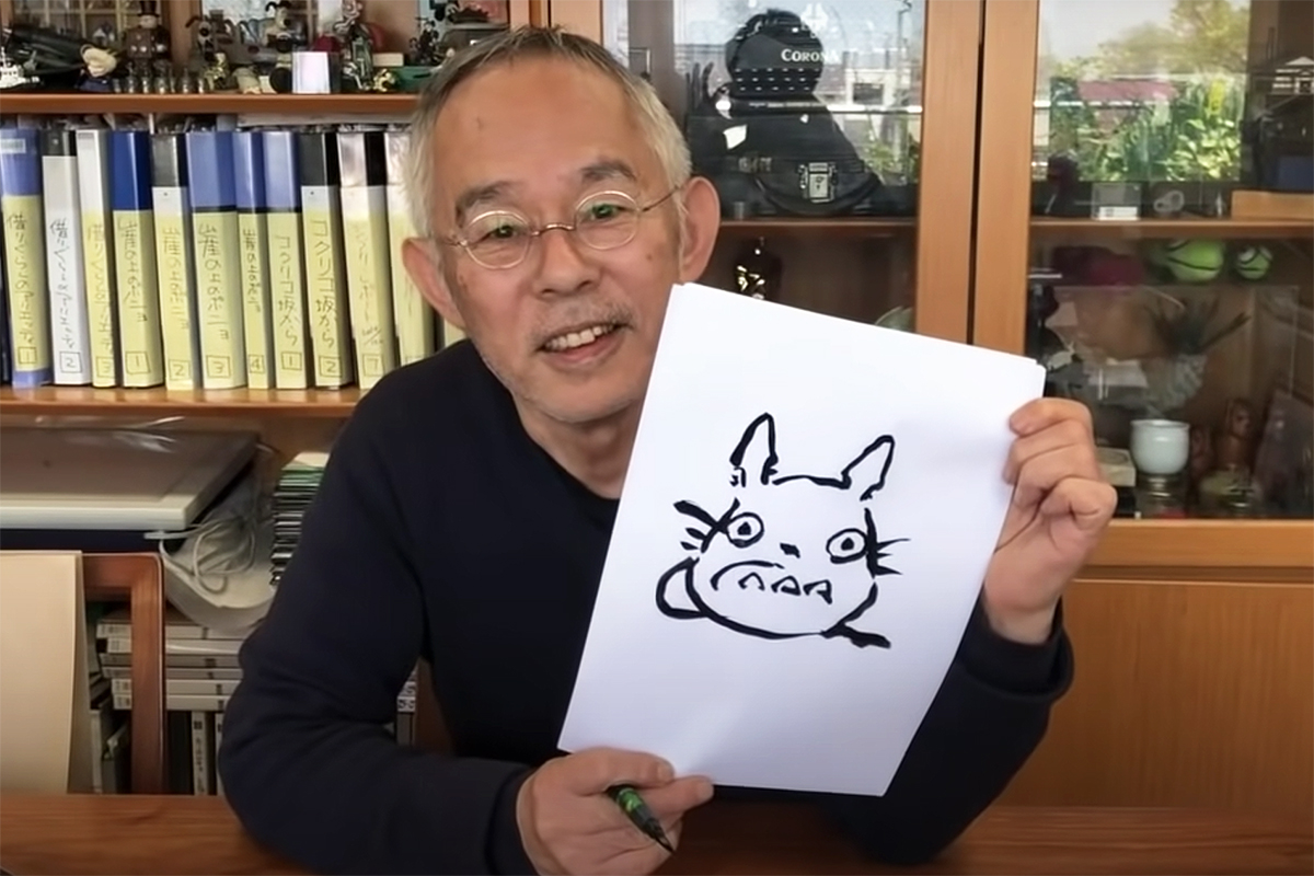 Studio Ghibli Toshio Suzuki drawing