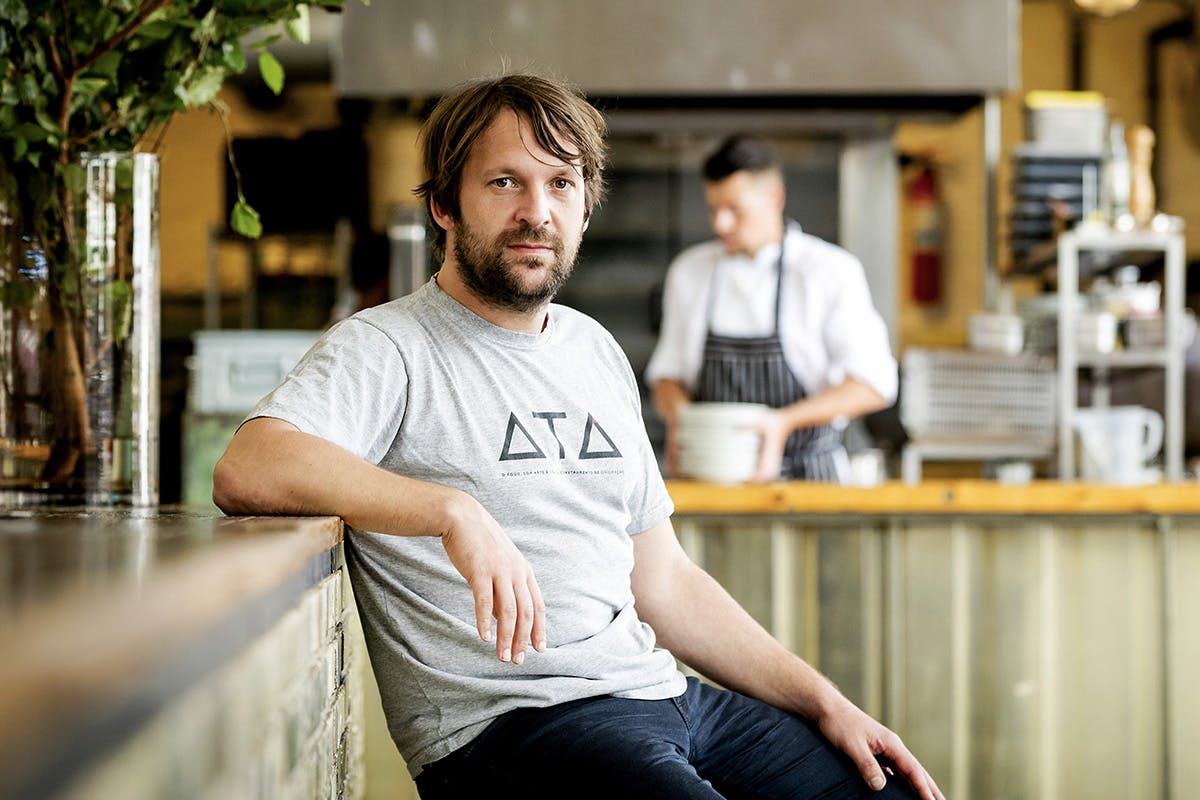 René Redzepi sitting in Noma