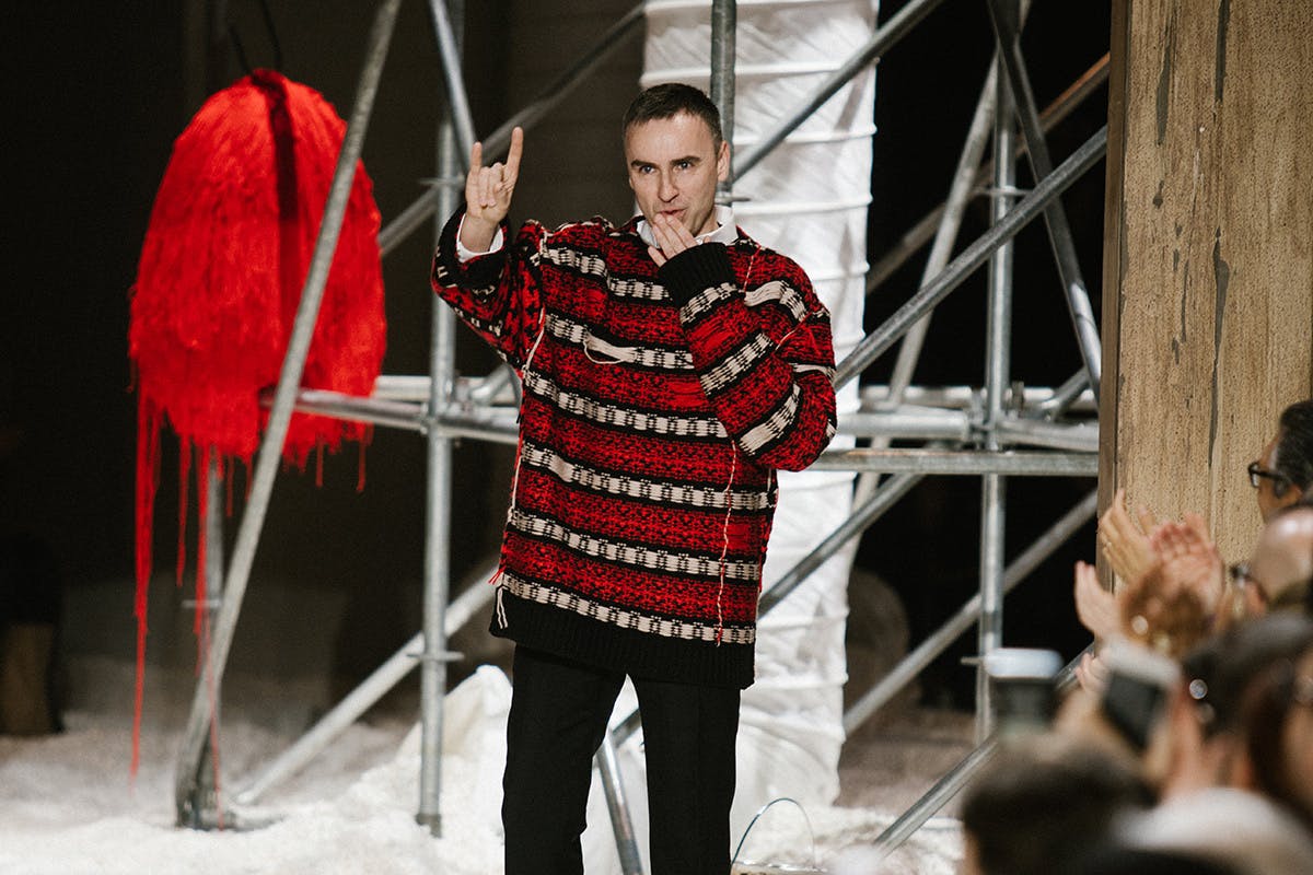 Fashion design Raf Simons