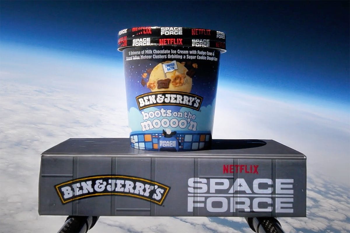 Ben & Jerry's Boots on the Moooo’n Flavor