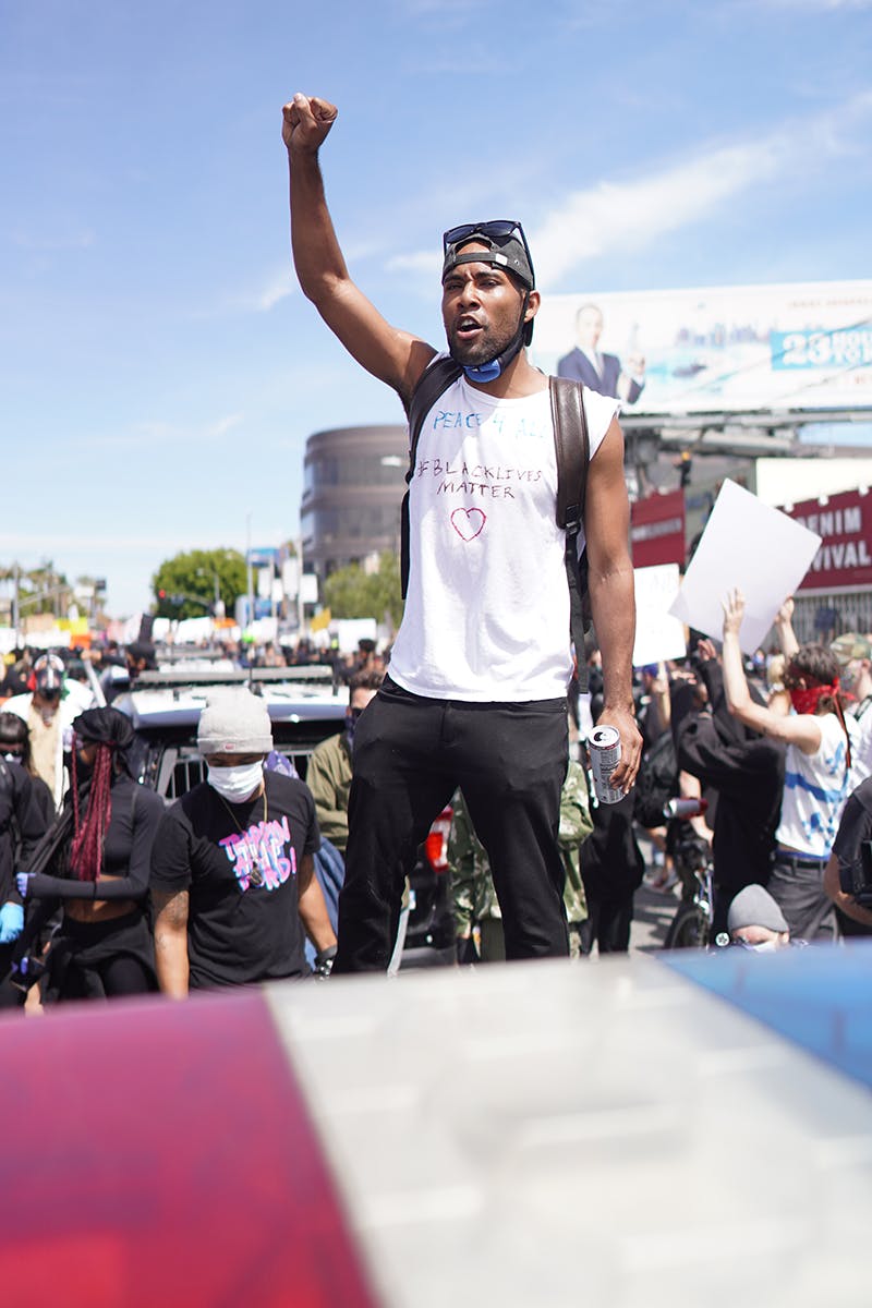 Black Lives Matter protest LA