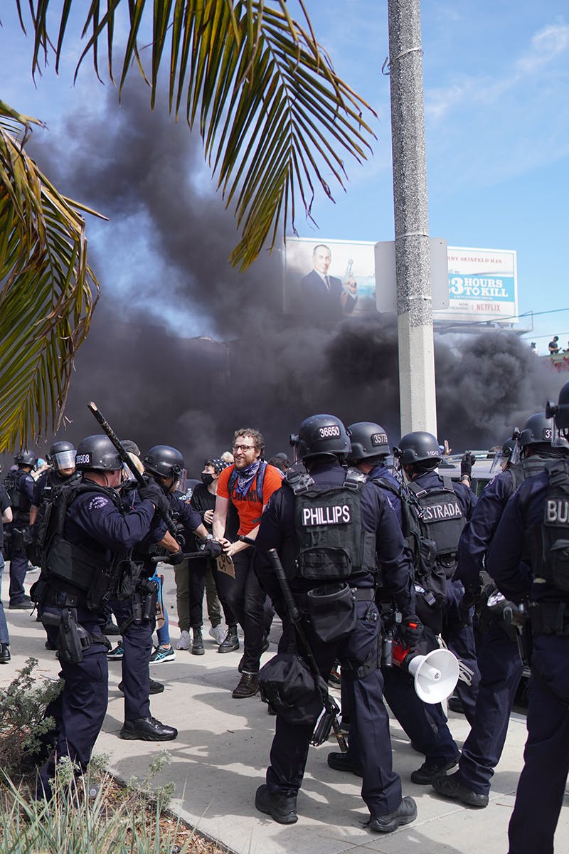 Black Lives Matter protest LA