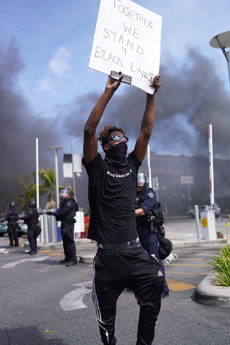 Black Lives Matter protest LA