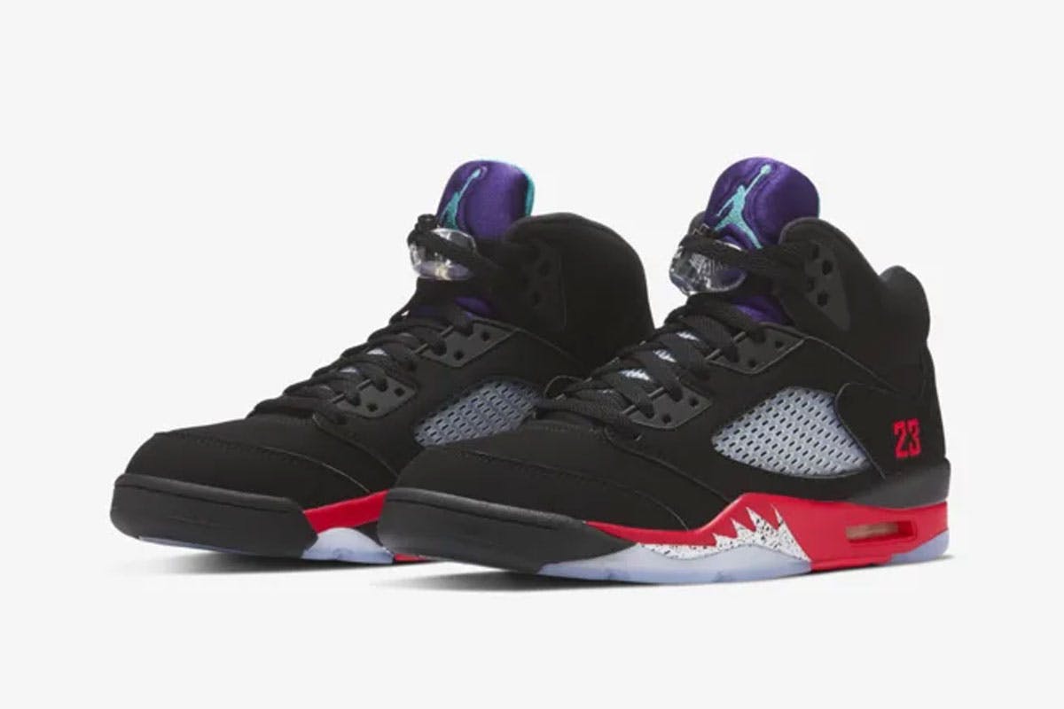 top 3 nike air jordan 5 product shot