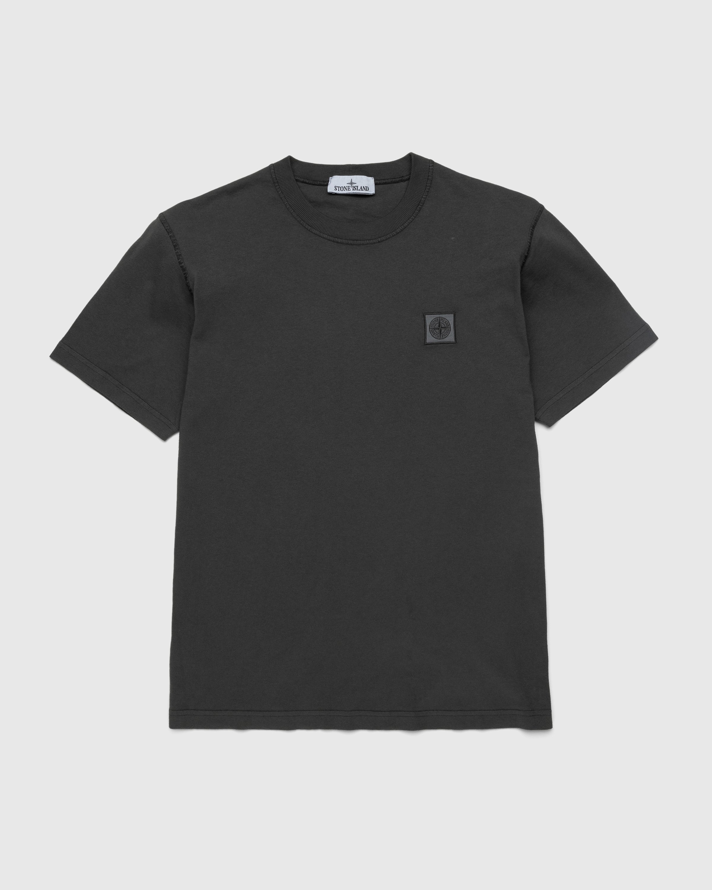 Stone Island - T-Shirt Charcoal 23757 - Clothing - Grey - Image 1