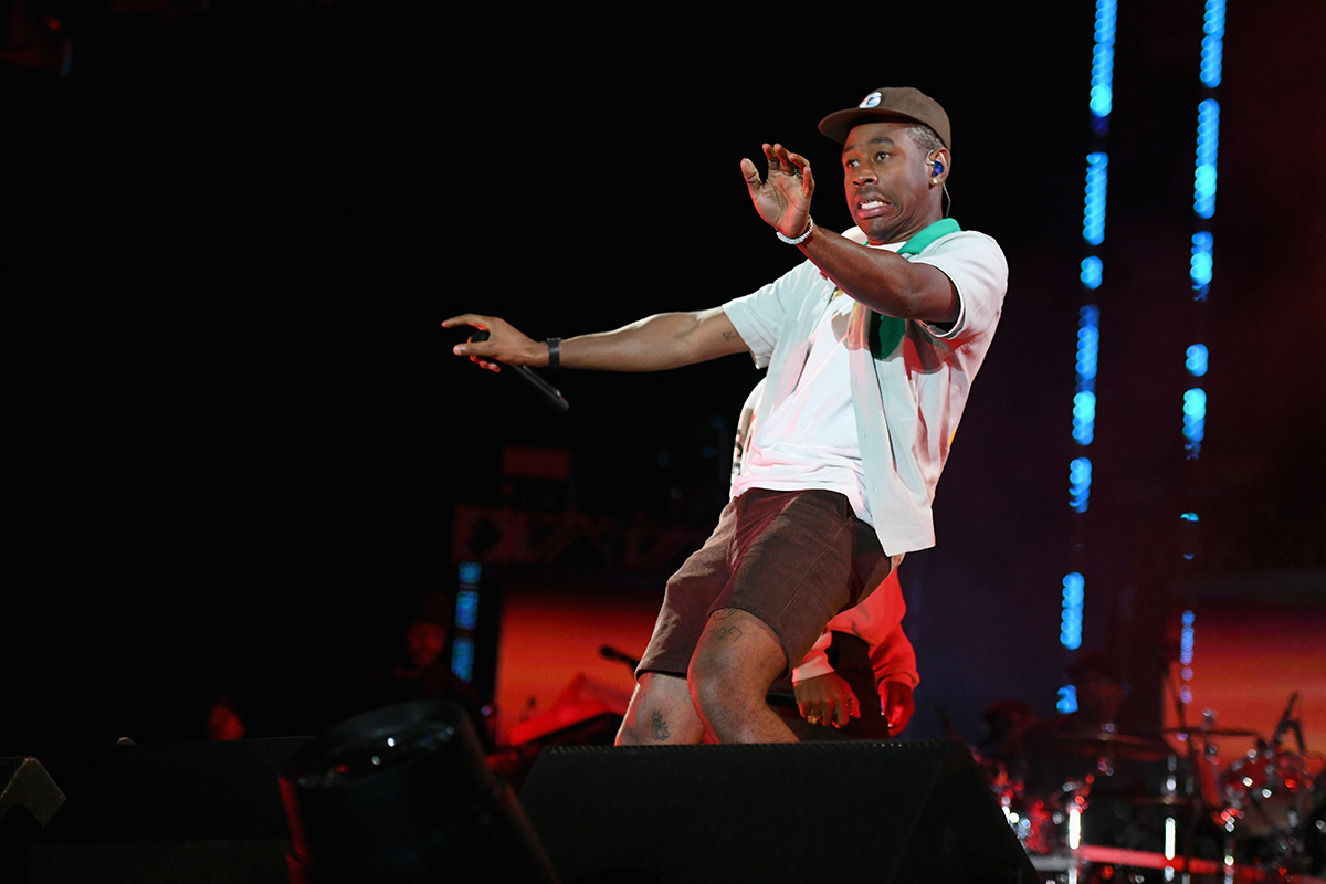 Tyler the Creator performing