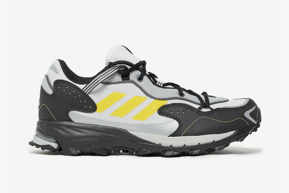 adidas Response Hoverturf in white and yellow