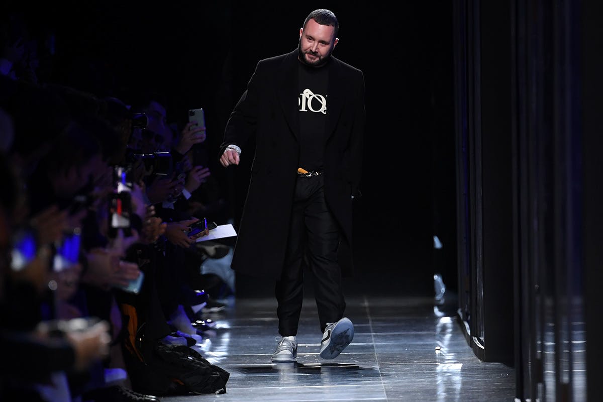 Fashion designer Kim Jones walks the runway during the Dior Homme Menswear Fall/Winter 2020-2021 show