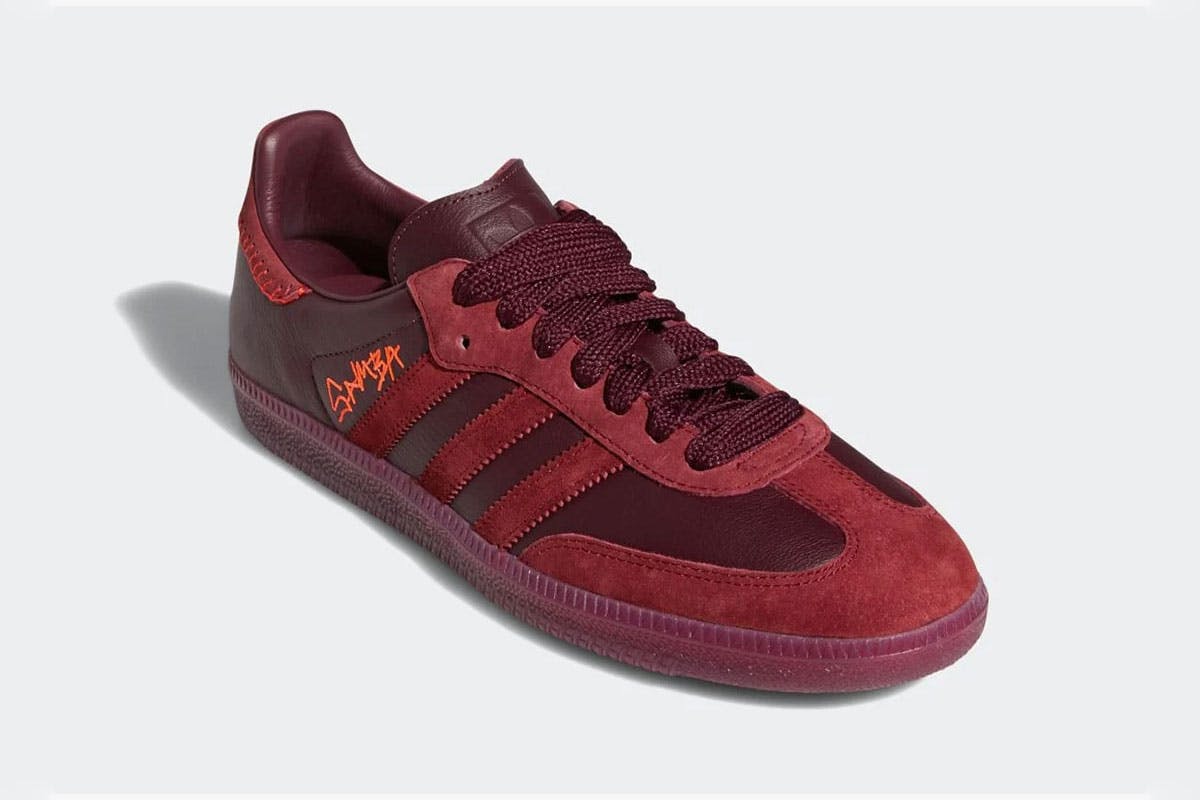 Jonah Hill adidas samba red product shot