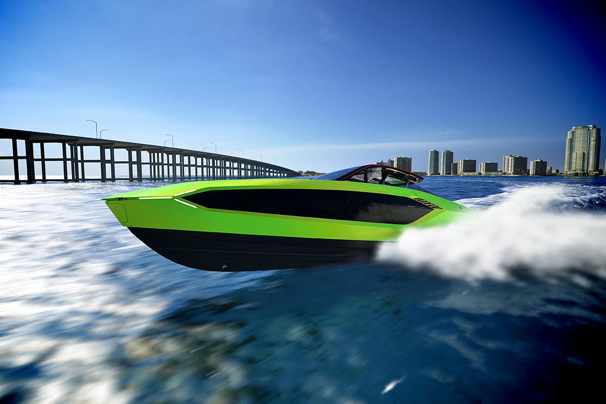 Tecnomar for Lamborghini 63 yacht