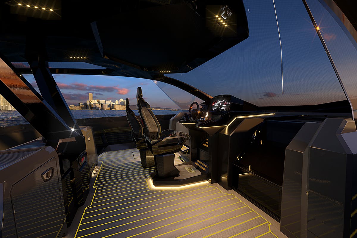 Tecnomar for Lamborghini 63 yacht