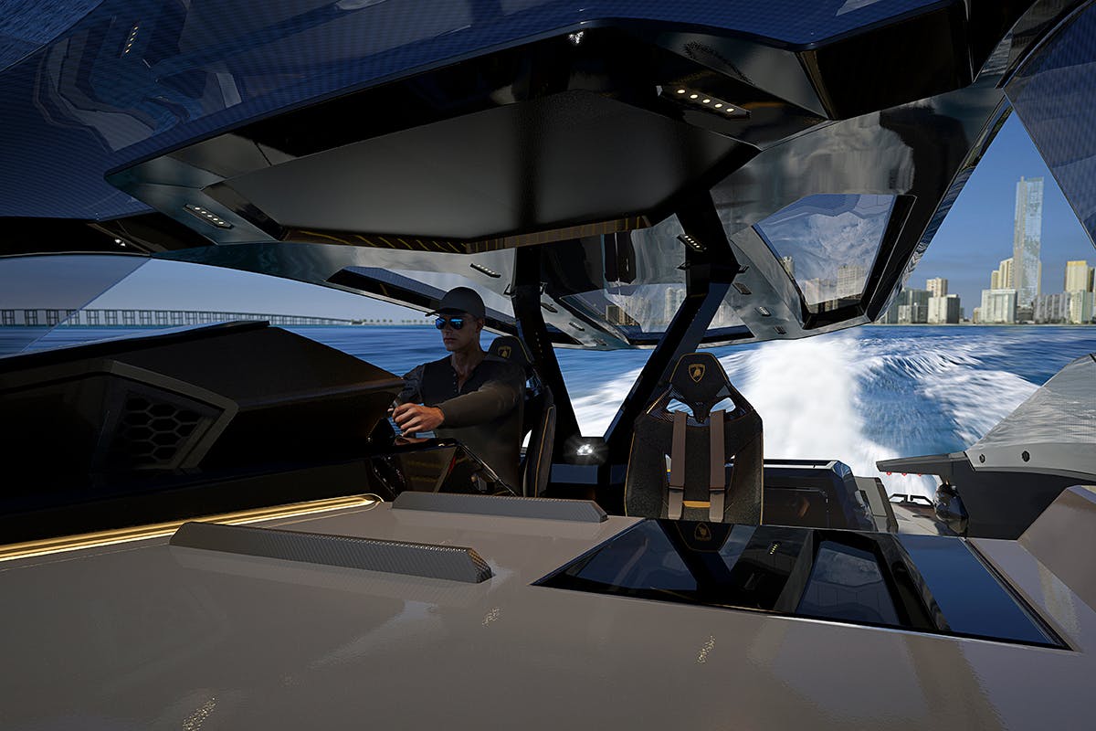 Tecnomar for Lamborghini 63 yacht