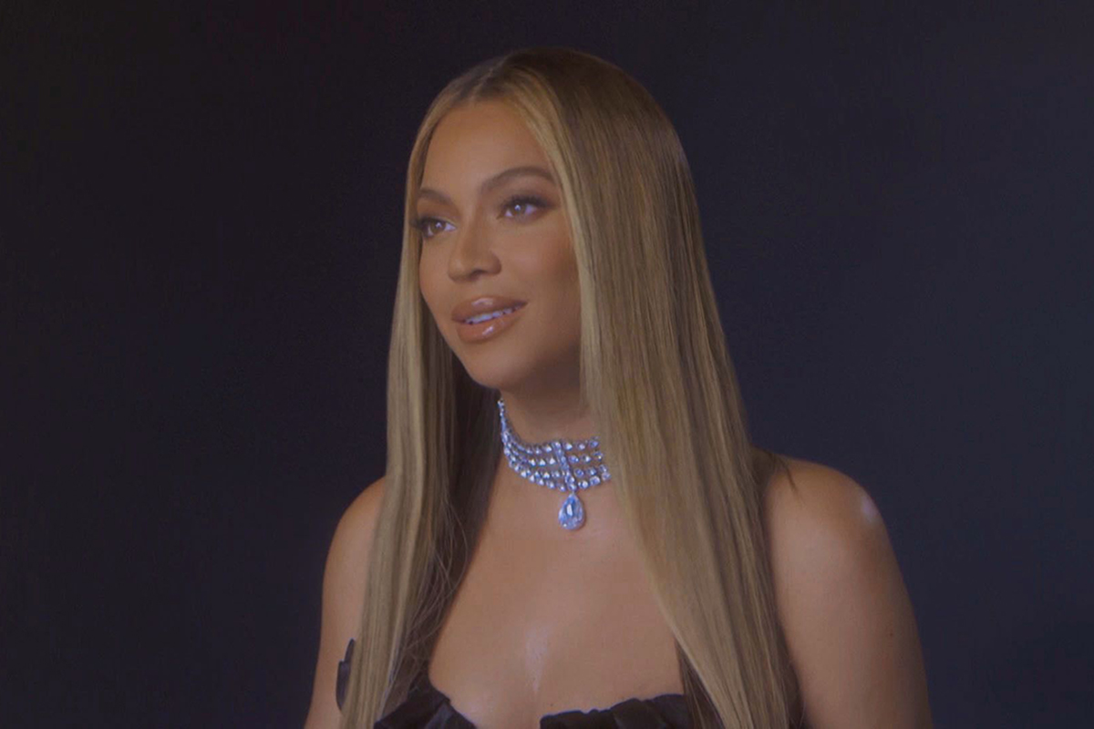 Beyoncé is seen during the 2020 BET Awards