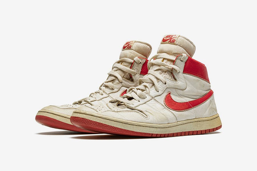 Rare pair of Air Jordan 1s signed by NBA legend Michael Jordan and never  worn up for sale on  for $1million