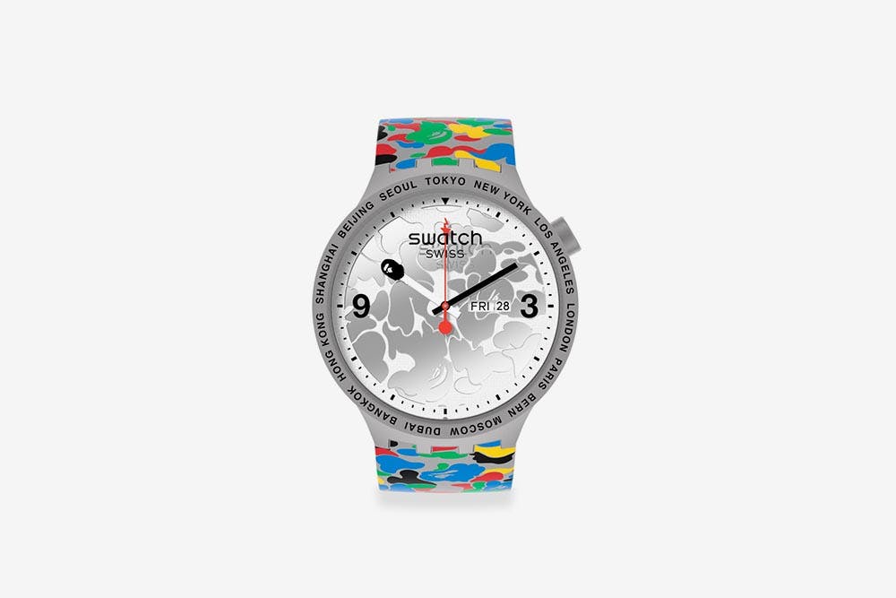Swatch x bape watch deals