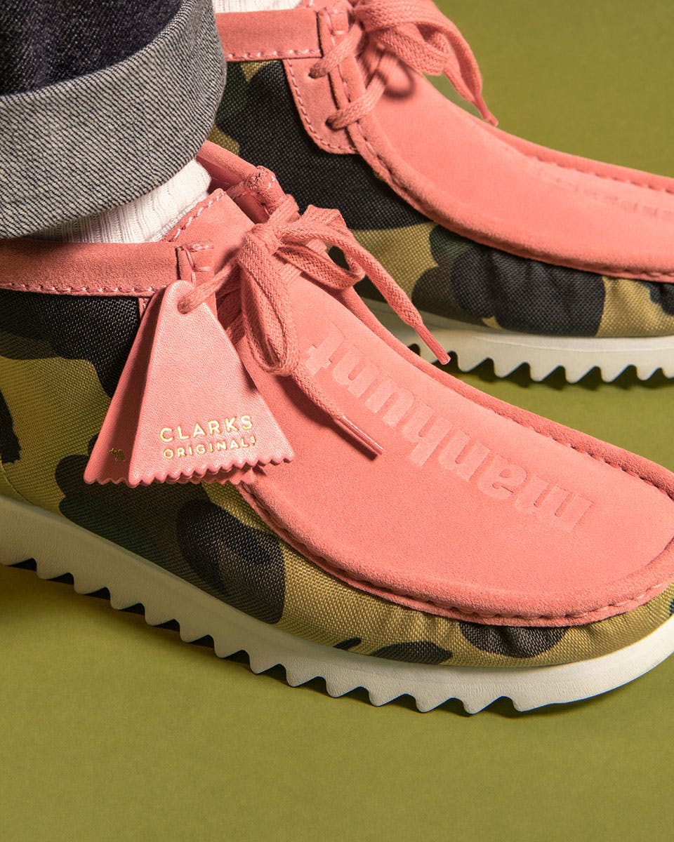 BAPE x Clarks Wallabee