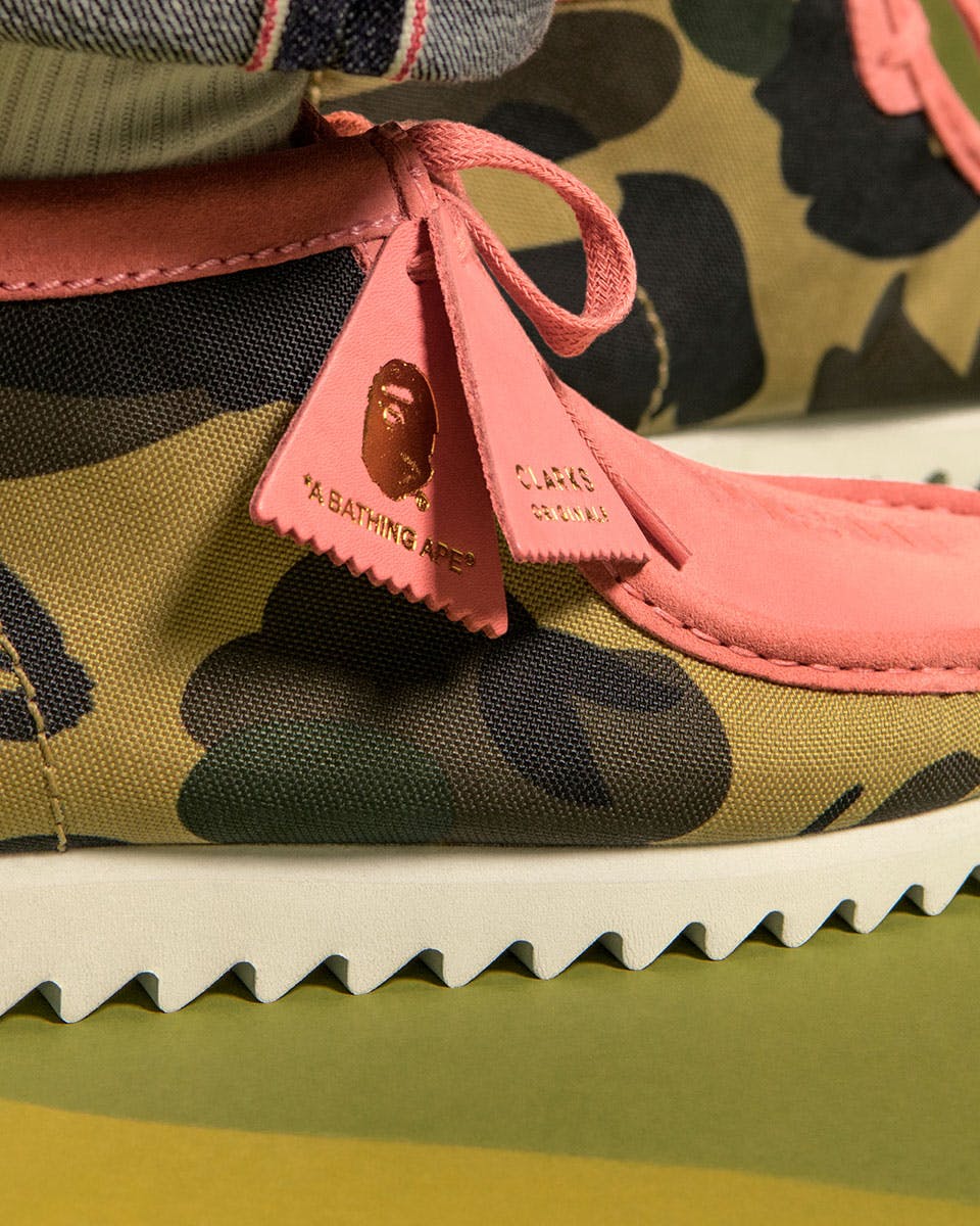 BAPE x Clarks Wallabee