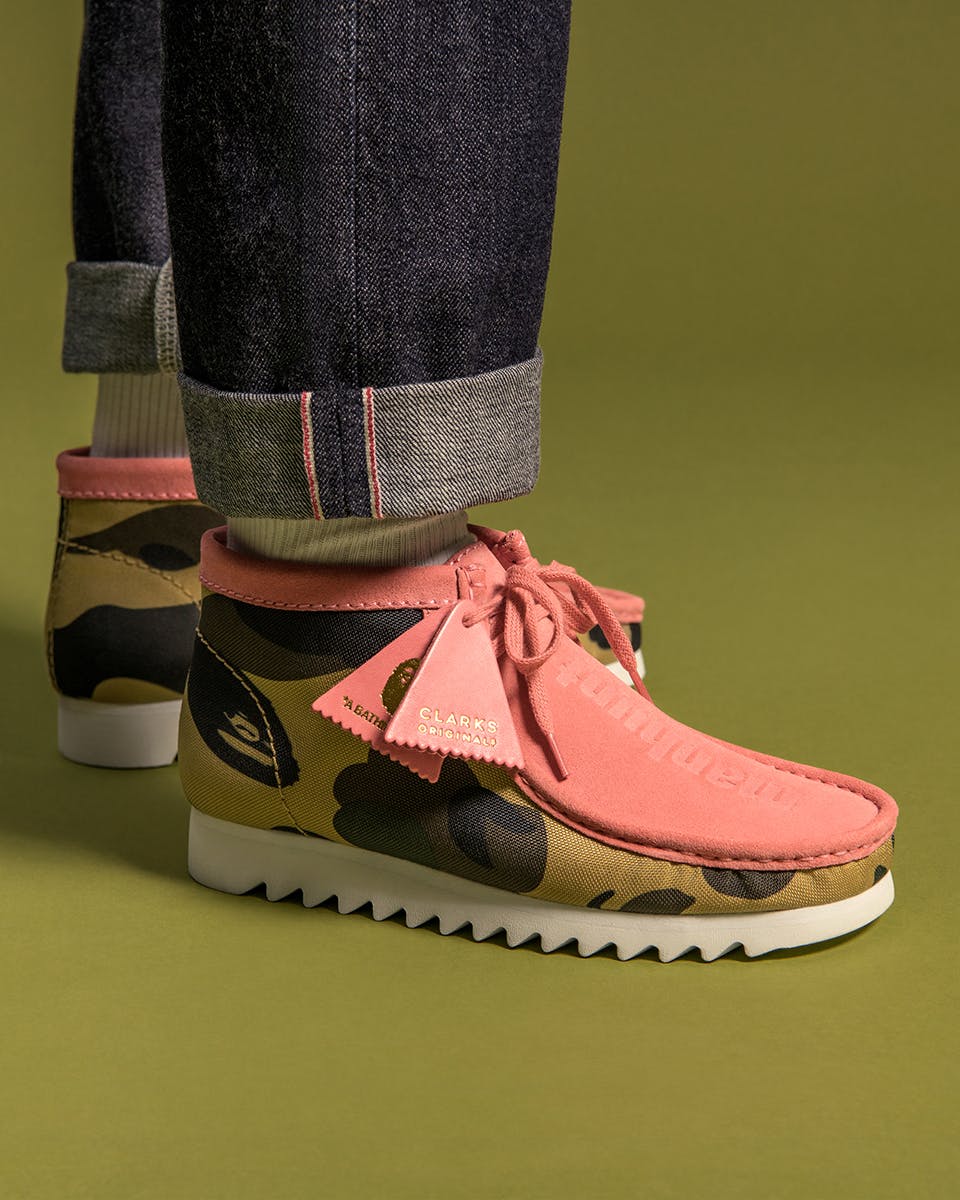 BAPE x Clarks Wallabee